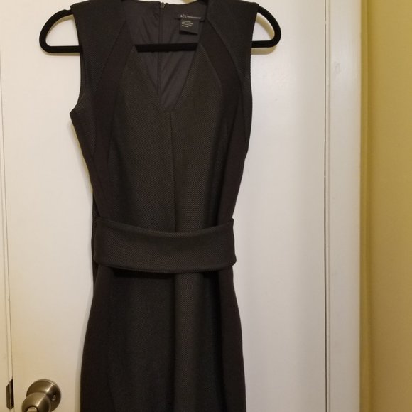 AX Armani Exchange - Fitted Black Dress - Picture 1 of 6